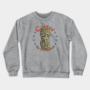 Carter For President Smiling Peanut 1976 Crewneck Sweatshirt